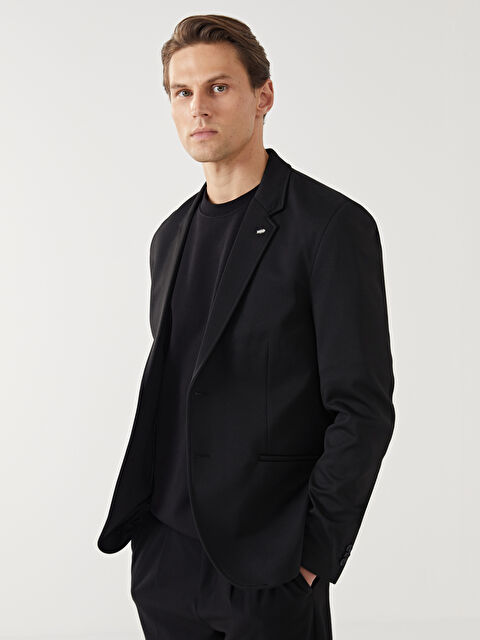 LCW Vision Dar Kalıp Erkek Blazer Ceket - W41477Z8-CVL