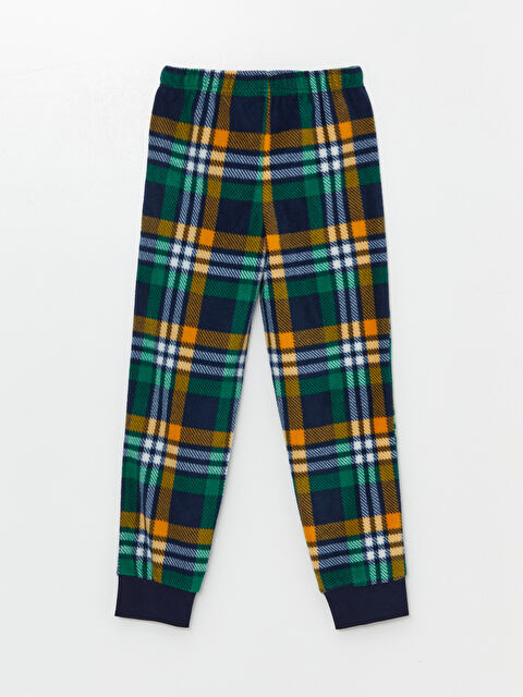 LCW Kids Beli Lastikli Ekose Polar Erkek Çocuk Pijama Alt - W41641Z4-LSJ