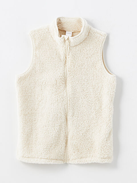 LCW Kids Kız Çocuk Pelüş Yelek - W41705Z4-FRC