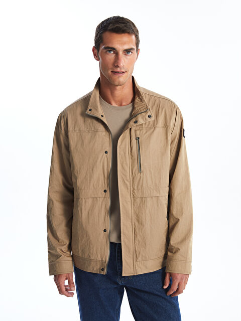 LCWAIKIKI Classic Standart Kalıp Dik Yaka Erkek Mont - W42137Z8-YBR