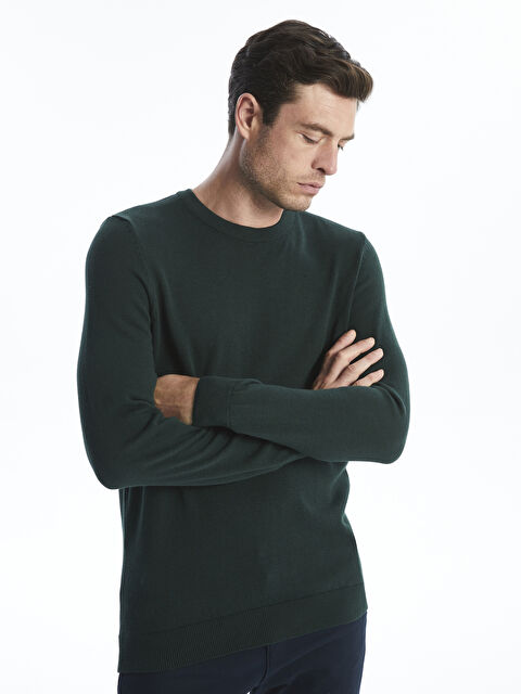 LCWAIKIKI Classic Bisiklet Yaka Erkek Triko Kazak - W42146Z8-YD9