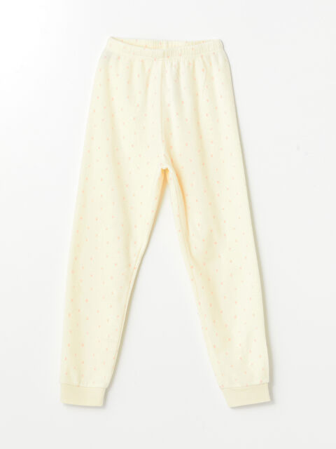 LCW Kids Beli Lastikli Polar Kız Çocuk Pijama Alt - W42174Z4-LRA