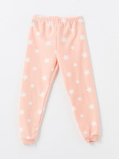 LCW Kids Beli Lastikli Polar Kız Çocuk Pijama Alt - W42180Z4-LT4