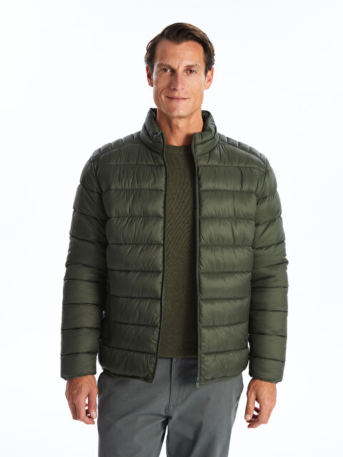 LCWAIKIKI Classic Standart Kalıp Dik Yaka Erkek Şişme Mont - W42192Z8-V9A