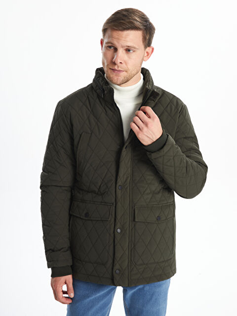 LCWAIKIKI Classic Standart Kalıp Dik Yaka Erkek Mont - W42236Z8-V9A