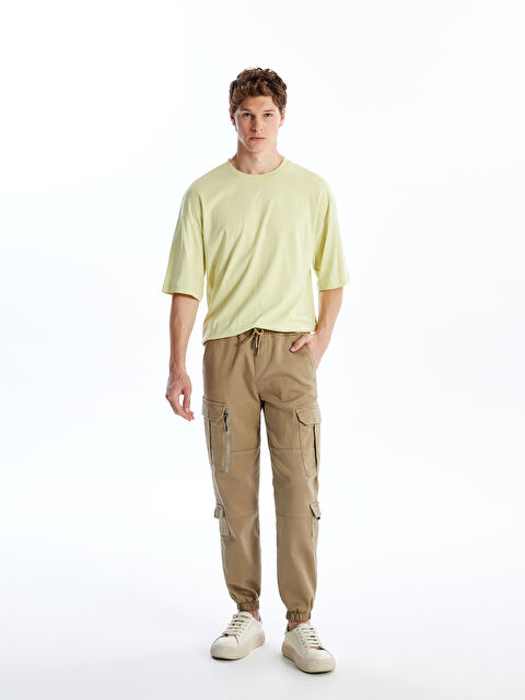 XSIDE Slim Fit Gabardin Erkek Kargo Pantolon - W42250Z8-SHF