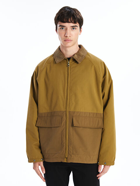 XSIDE Rahat Kalıp Gömlek Yaka Erkek Mont - W42528Z8-YCS