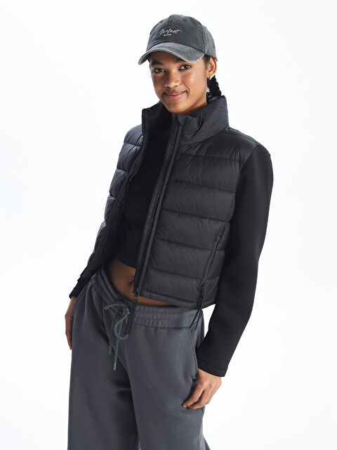 XSIDE Dik Yaka Kadın Şişme Mont - W42916Z8-CVL