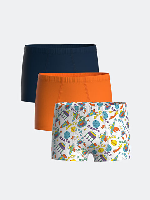 LCW Kids Baskılı Erkek Çocuk Boxer 3'lü - W42951Z4-LU7