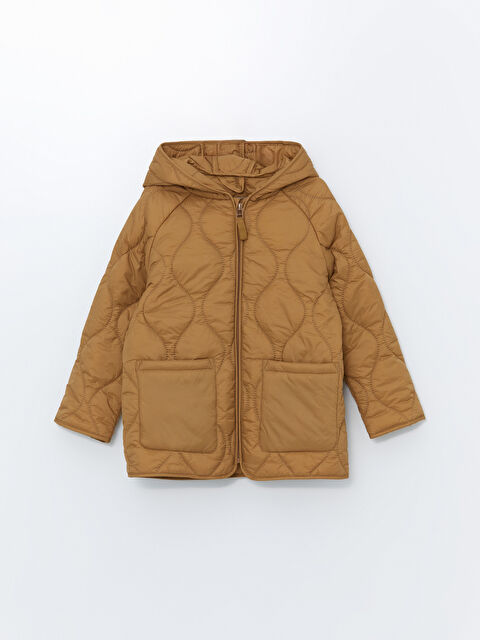 LCW Kids Kapüşonlu Erkek Çocuk Kapitone Yağmurluk - W43107Z1-GUE