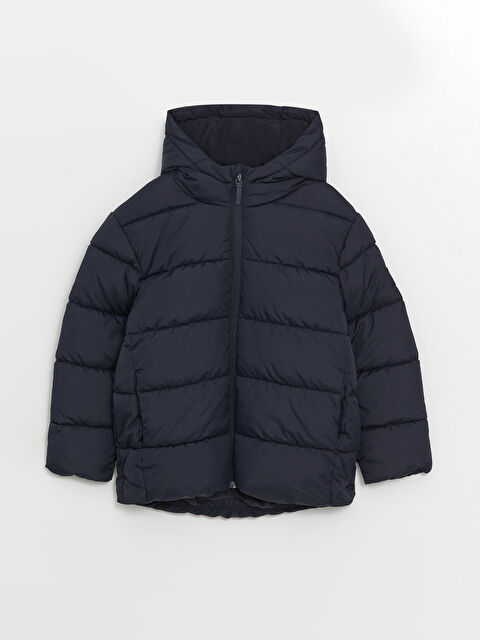 LCW Kids Kapüşonlu Erkek Çocuk Şişme Mont - W43147Z4-HRZ