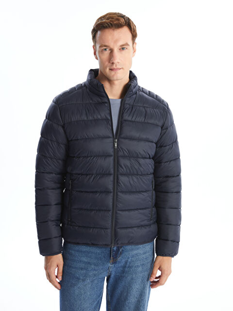 LCWAIKIKI Classic Standard Fit Funnel Neck Men's Puffer Coat - W43210Z8-RFD