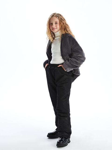 LCW Kids Beli Lastikli Kız Çocuk Kayak Pantolonu - W43284Z4-CVL