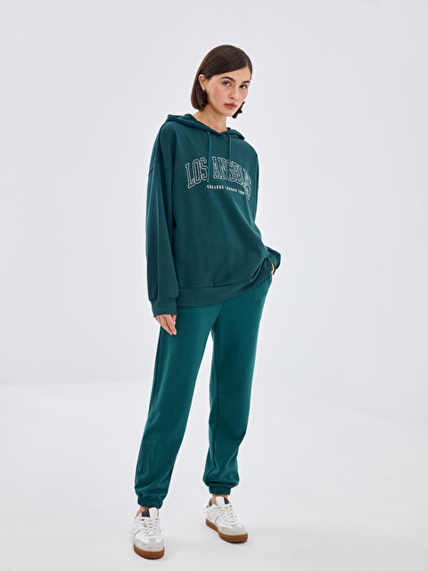 LCW Vision Kadın Beli Lastikli Düz Jogger Eşofman Altı - W43306Z8-HGH