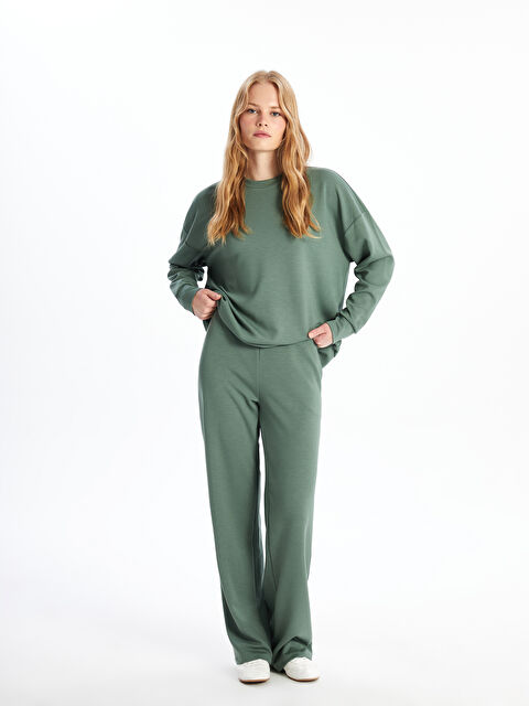 LCW Vision Kadın Beli Lastikli Düz Eşofman Altı - W43313Z8-GQQ