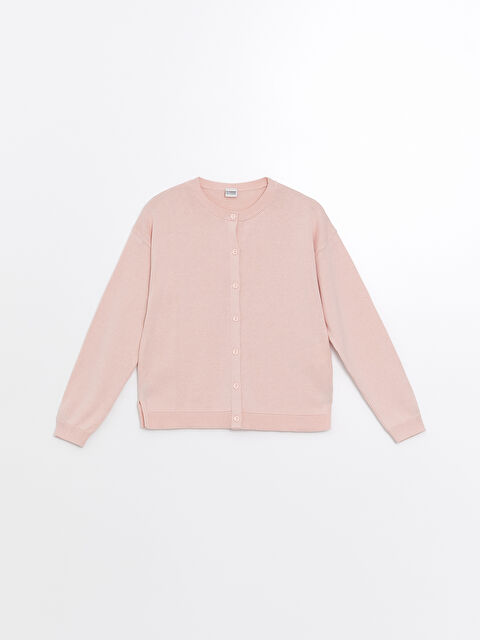 LCW Kids Kız Çocuk Triko Okul Hırkası - W43394Z4-G4V