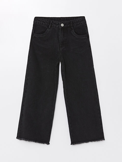 LCW Kids Beli Ayarlanabilir Lastikli Kız Çocuk Pantolon - W43407Z4-326