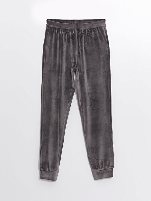 LCW DREAM Beli Lastikli Kadife Kadın Jogger Pijama Altı - W43423Z8-H0H