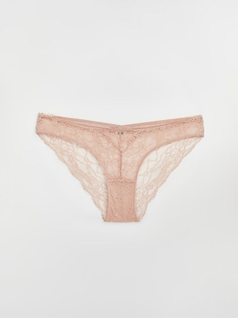 LCW DREAM Dantelli Fantezi Bikini Külot - W43482Z8-FLK