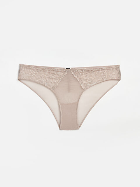 LCW DREAM Dantelli Fantezi Bikini Külot - W43804Z8-GEY