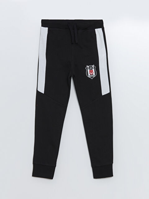 LCW Kids Beli Lastikli Beşiktaş Baskılı Erkek Çocuk Jogger Eşofman Altı - W43812Z4-CVL