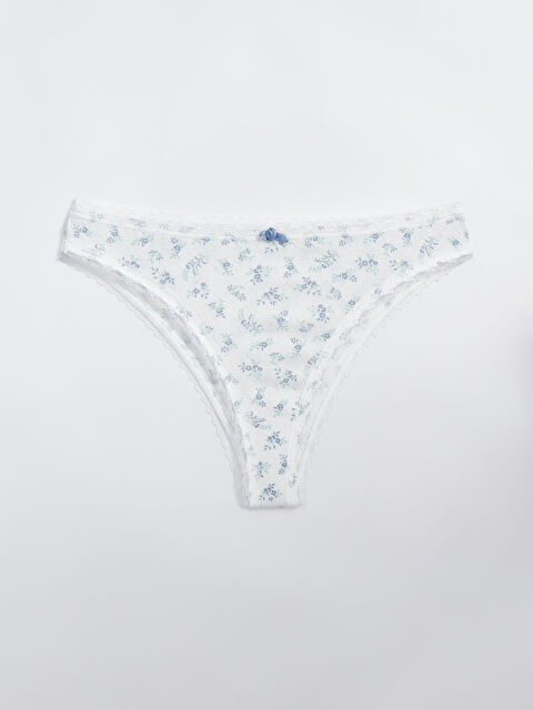 LCW DREAM Desenli Brazilian Külot - W43831Z8-LRA