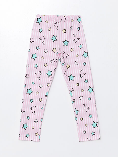 LCW Kids Beli Lastikli Kız Çocuk Pijama Alt - W43855Z4-LT9