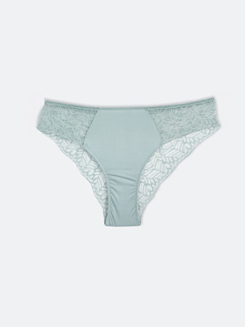 LCW DREAM Dantel Detaylı Saten Fantezi Bikini Külot - W43890Z8-GDA