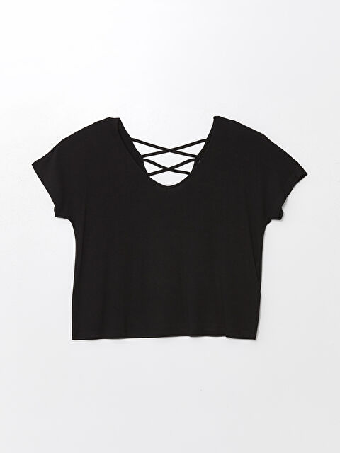 LCW DREAM V Yaka Kadın Pijama Üstü - W43911Z8-CVL