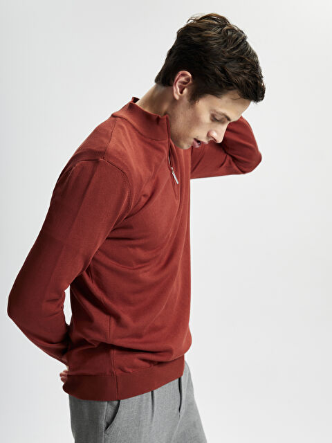 LCW Vision Dik Yaka Uzun Kollu Erkek Triko Kazak - W43917Z8-HMU