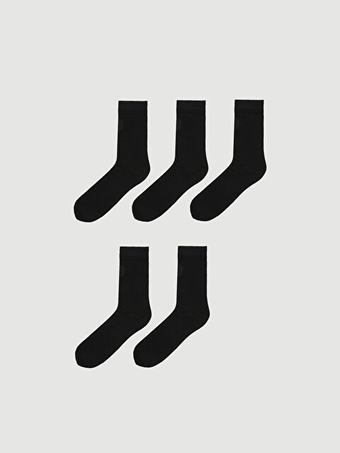 LCW ACCESSORIES Bambu Erkek Soket Çorap 5'li