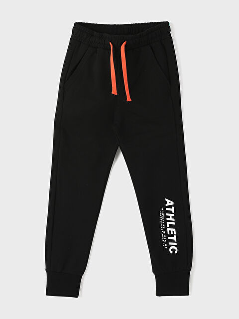 LCW Kids Elasticated Waist Boys' Jogger Sweatpants - W44084Z4-CVL