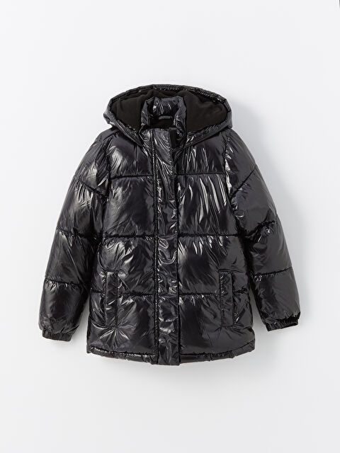 LCW Kids Kapüşonlu Kız Çocuk Mont - W44137Z4-CVL