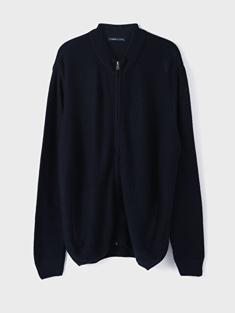 LCWAIKIKI Classic Regular Fit Funnel Neck Men's Knit Cardigan - W44144Z8-RFH