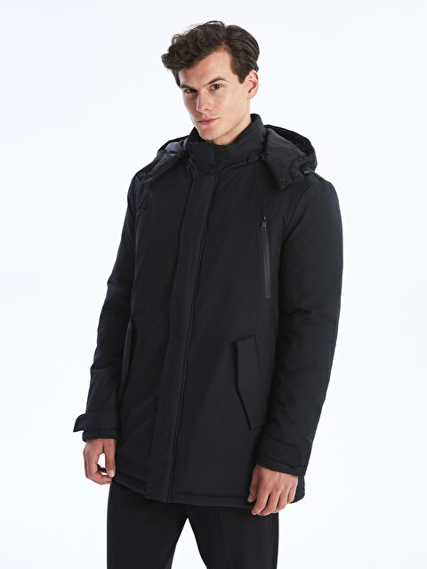 SOUTHBLUE Standart Kalıp Kapüşonlu Erkek Mont - W44231Z8-CVL