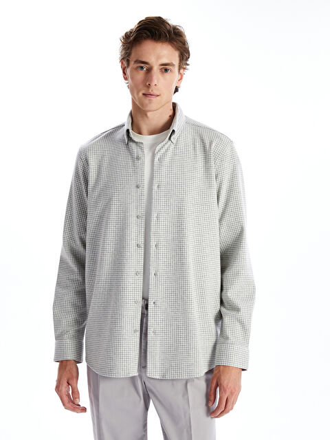 SOUTHBLUE Regular Fit Uzun Kollu Oduncu Ekose Erkek Gömlek - W44316Z8-R9J