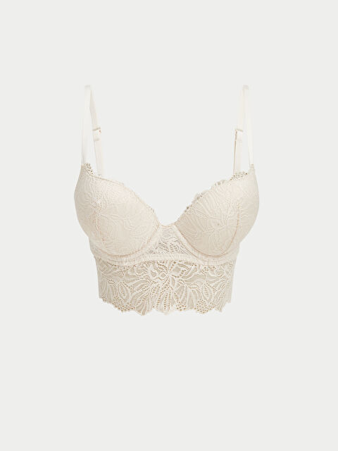 LCW DREAM Balenli Dolgulu Dantelli Bralet - W44336Z8-FFC