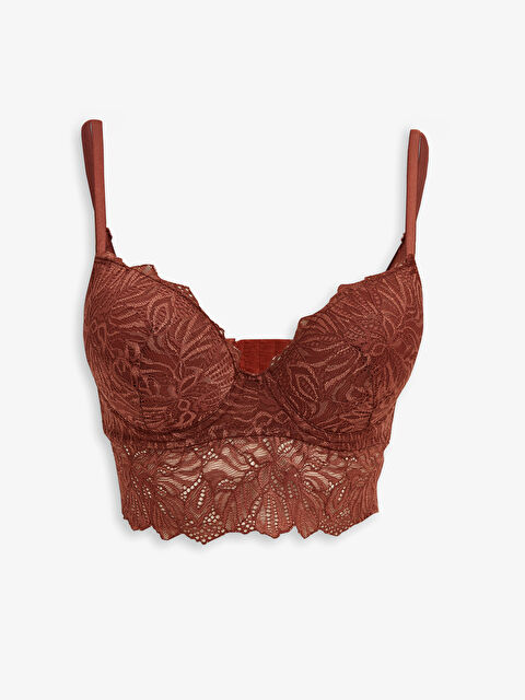 LCW DREAM Balenli Dolgusuz Dantelli Bralet - W44337Z8-HPB