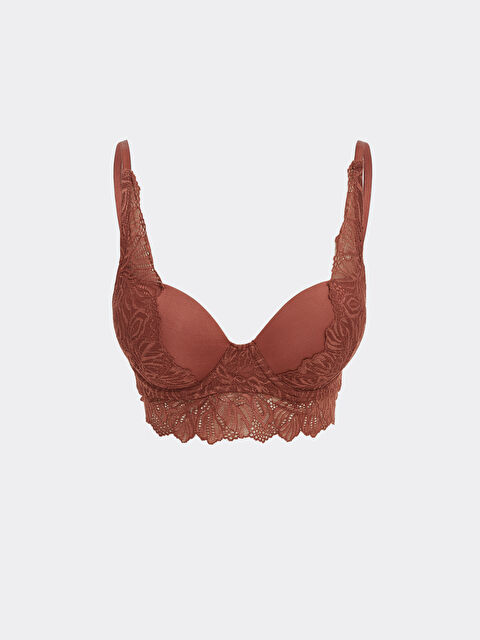 LCW DREAM Balenli Dolgulu Dantelli Tişört Sütyen - W44365Z8-HPB