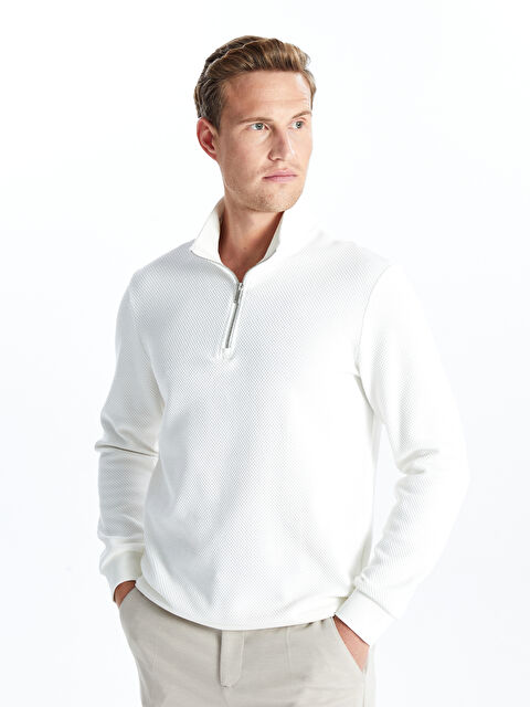 SOUTHBLUE Dik Yaka Erkek Sweatshirt - W44427Z8-R9J