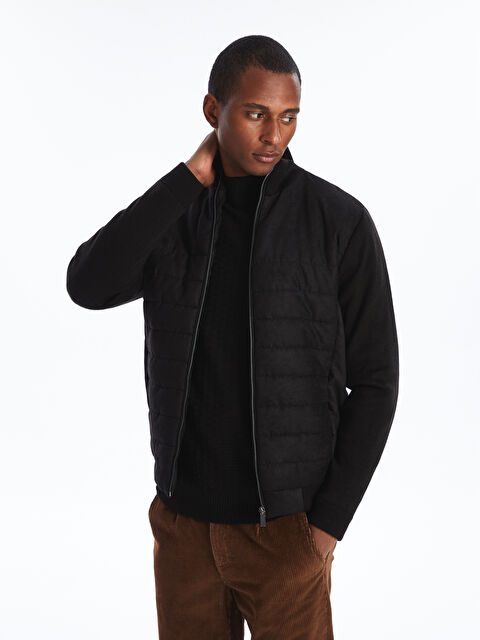 SOUTHBLUE Standart Kalıp Dik Yaka Erkek Mont - W44429Z8-CVL