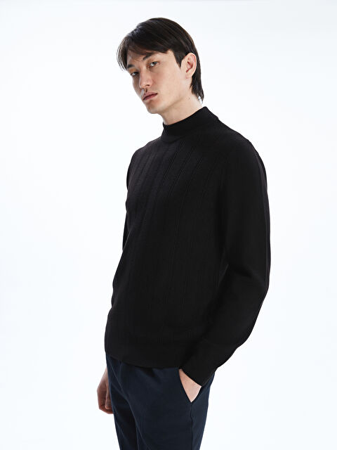 SOUTHBLUE Yarım Balıkçı Yaka Uzun Kollu Erkek Triko Kazak - W44455Z8-CVL