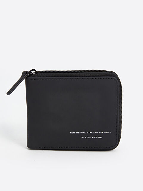 LCW ACCESSORIES Yazı Baskılı Erkek Cüzdan - W44789Z8-HUC