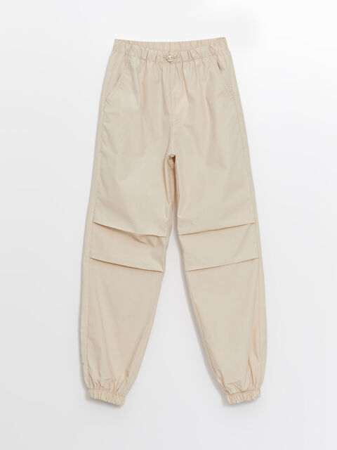 LCW Kids Beli Lastikli Kız Çocuk Jogger Pantolon - W44823Z4-VF4