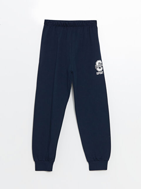 LCW Kids Beli Lastikli Baskılı Erkek Çocuk Pijama Alt - W44827Z4-JC7