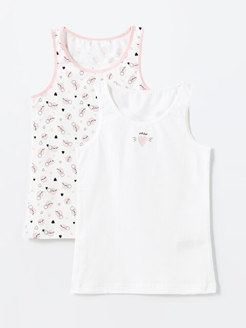 LCW Kids Kız Çocuk Atlet 2'li - W45050Z4-FDU