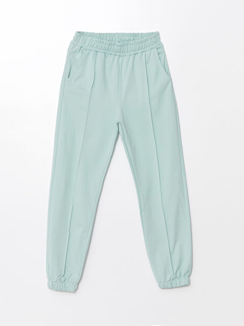 LCW Kids Beli Lastikli Kız Çocuk Jogger Eşofman Altı - W45424Z4-V88