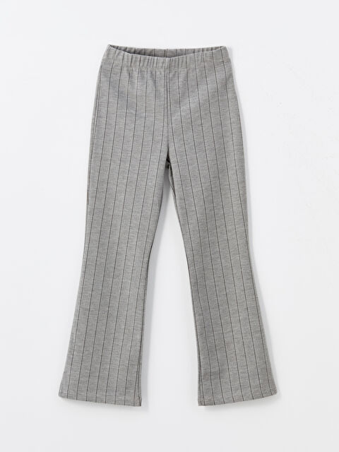 LCW Kids Beli Lastikli İspanyol Paça Kız Çocuk Tayt - W45450Z4-L8N