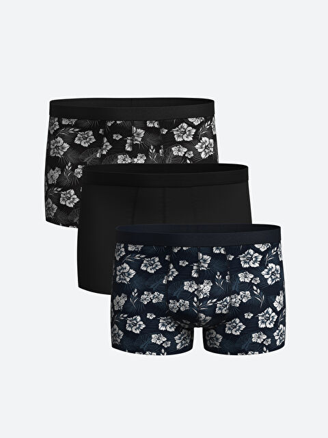 LC WAIKIKI Standart Kalıp Pamuklu Esnek Erkek Boxer 3'lü - W45620Z8-LSJ