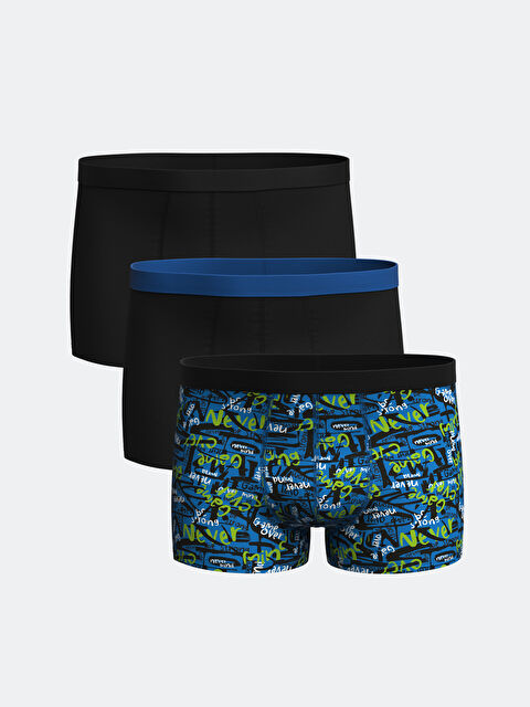LC WAIKIKI Standart Kalıp Pamuklu Esnek Erkek Boxer 3'lü - W45632Z8-LQJ